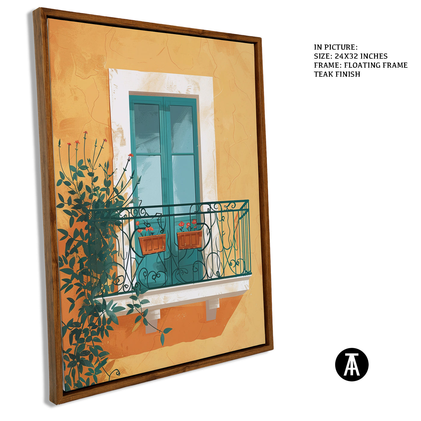 Artwork in Floating Frame