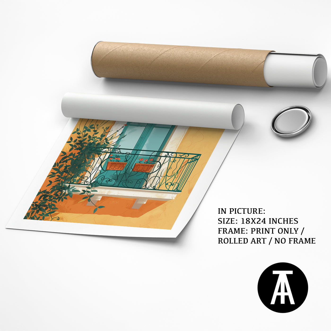 Artwork as Print Only or Rolled Art