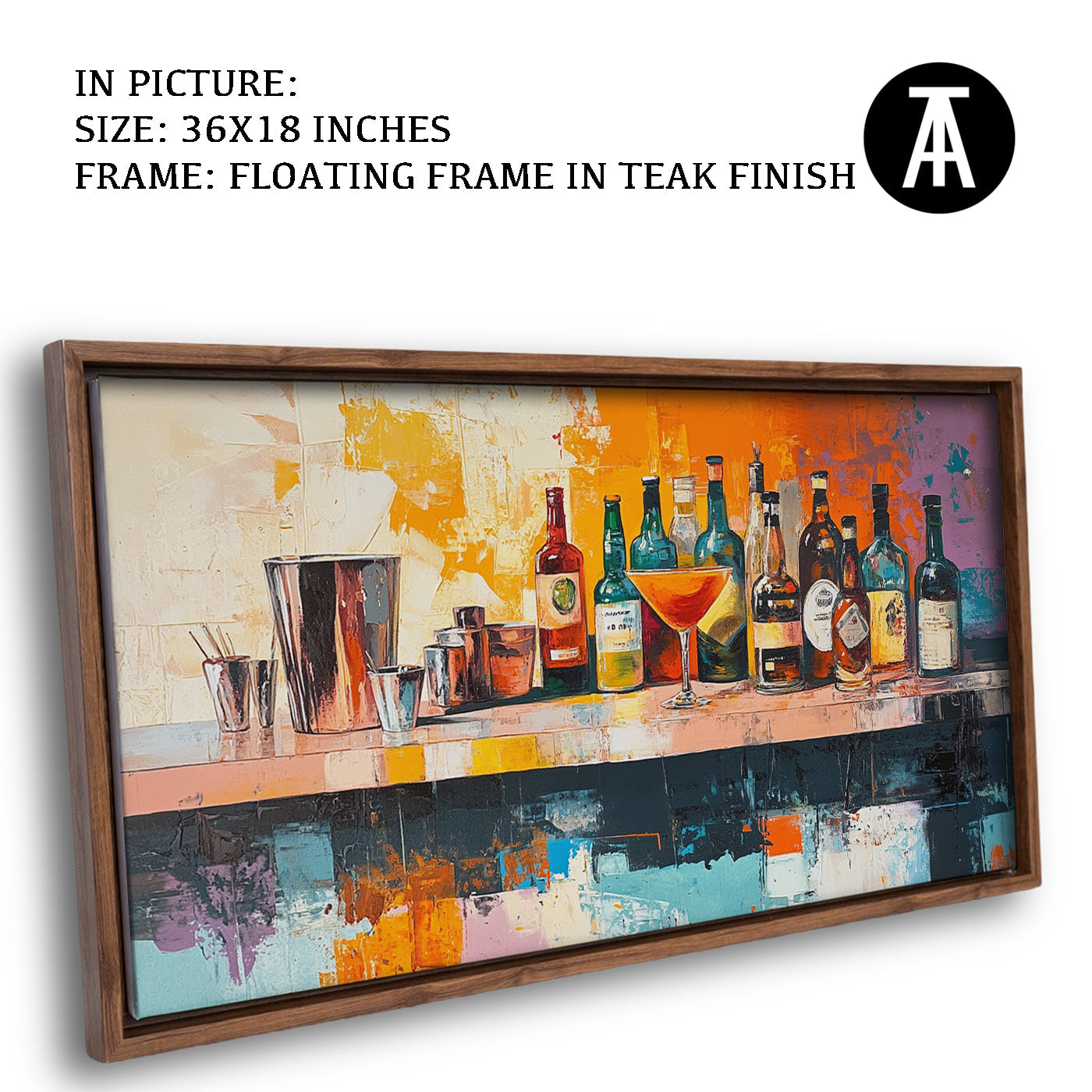 Artwork in Floating Frame