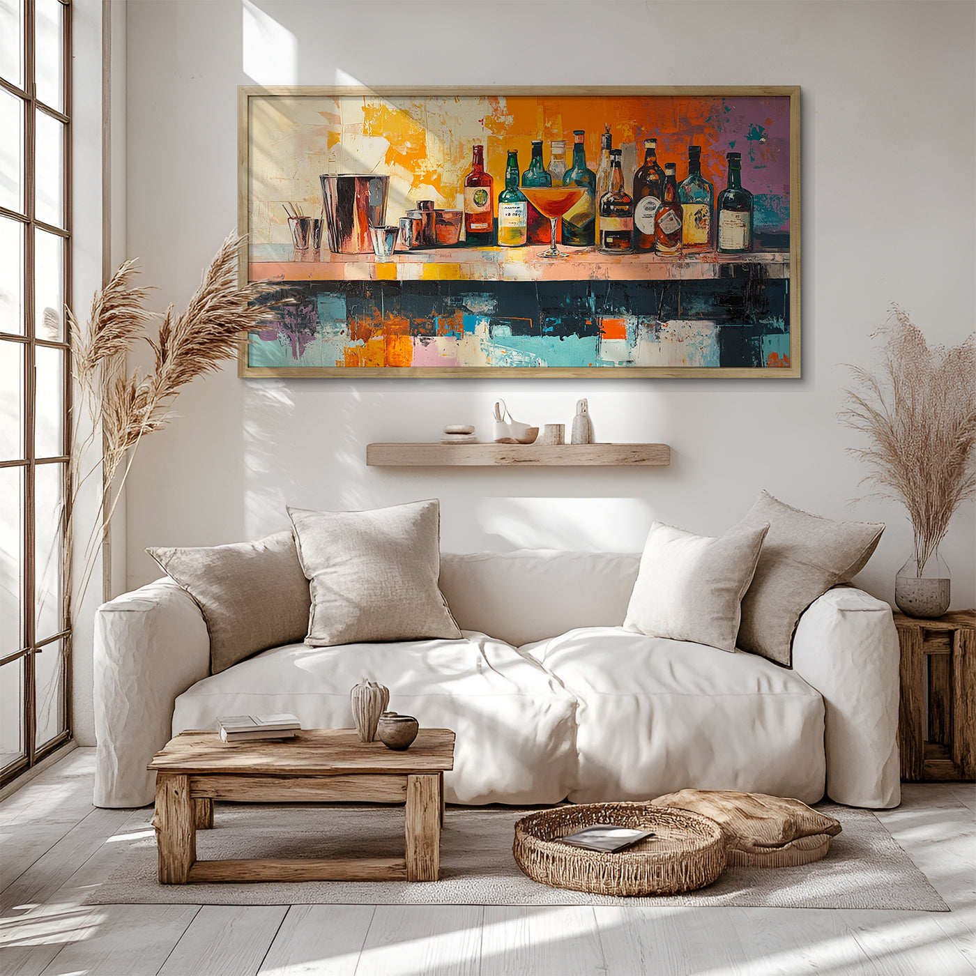 Modern Art in a Lifestyle Setting