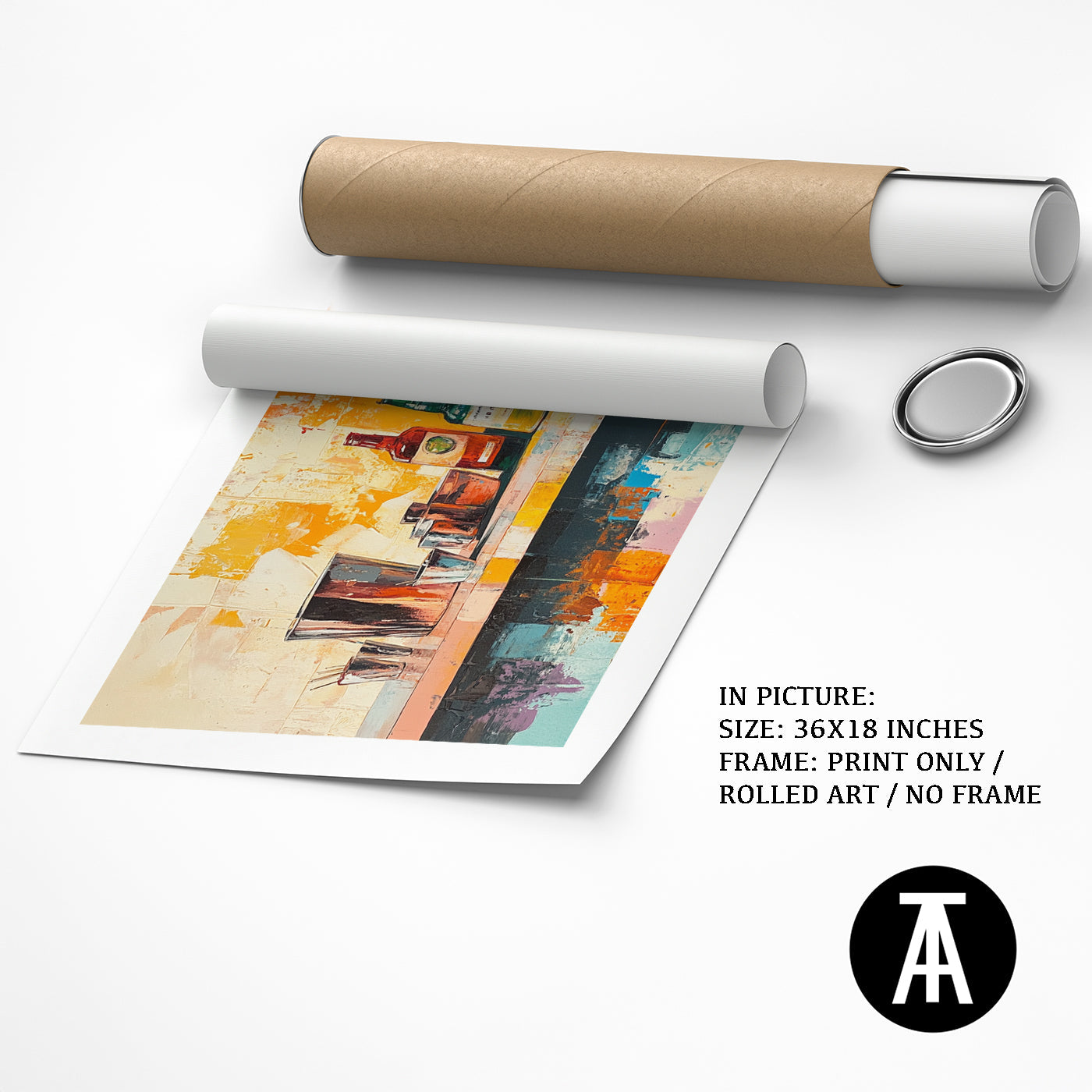 Artwork as Print Only or Rolled Art