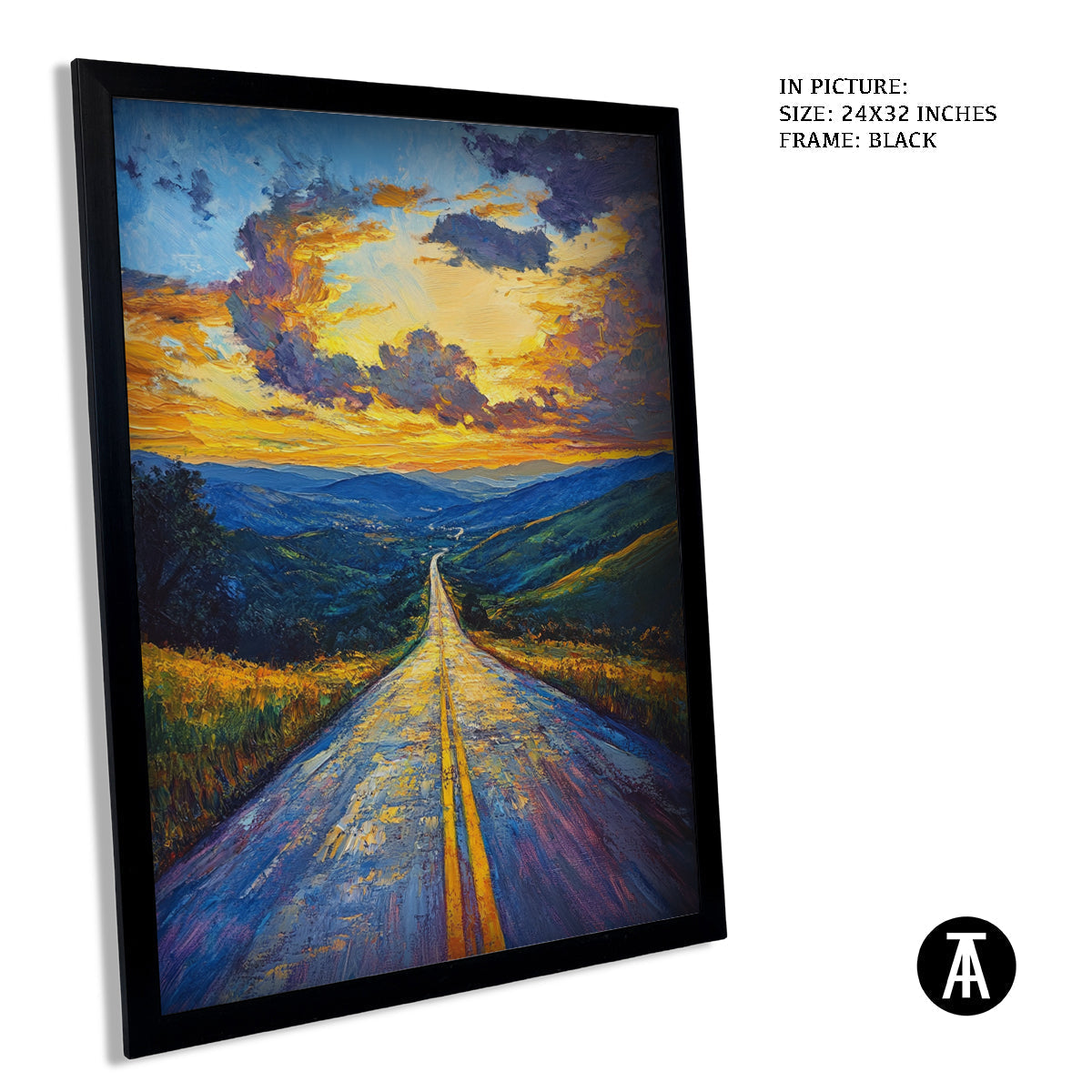 Artwork in Metal Earling Silver Frame