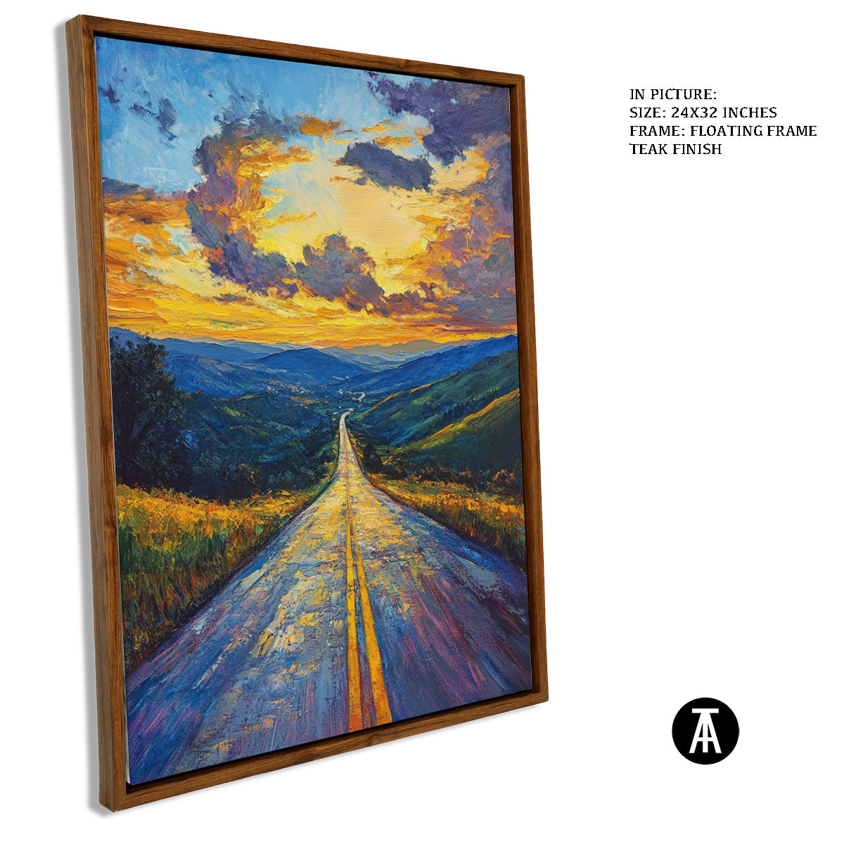 Artwork in Floating Frame