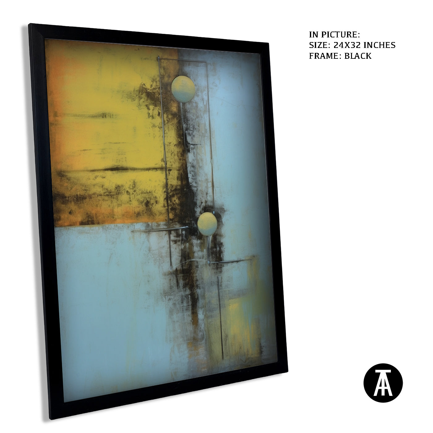 Artwork in Metal Earling Silver Frame