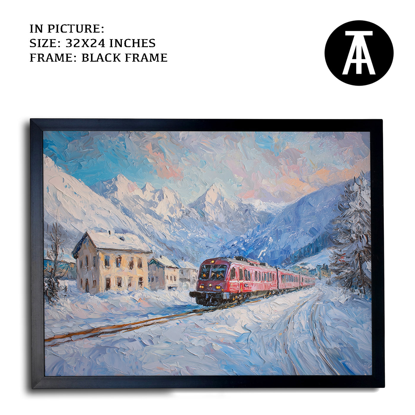 Artwork in Metal Earling Silver Frame