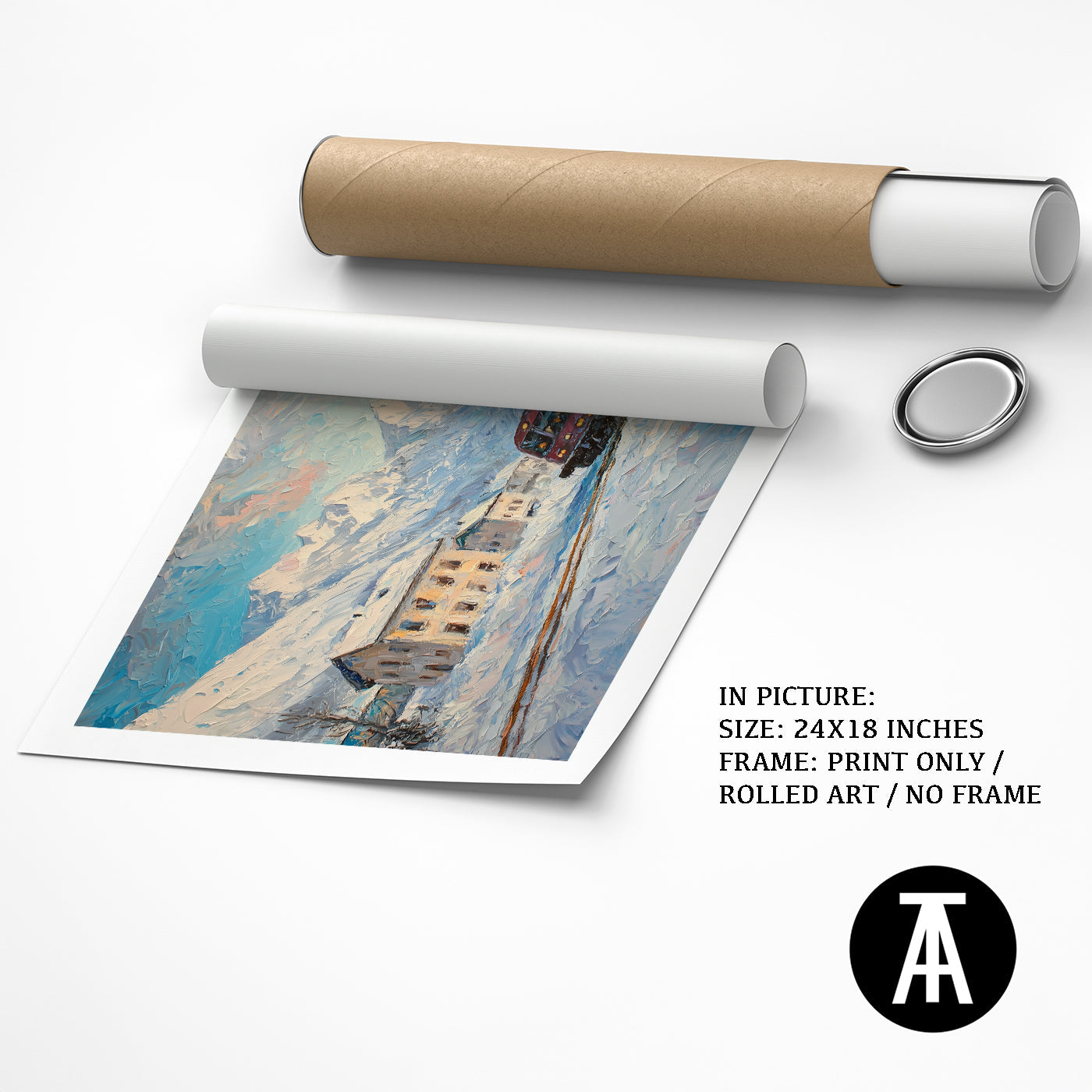 Artwork as Print Only or Rolled Art