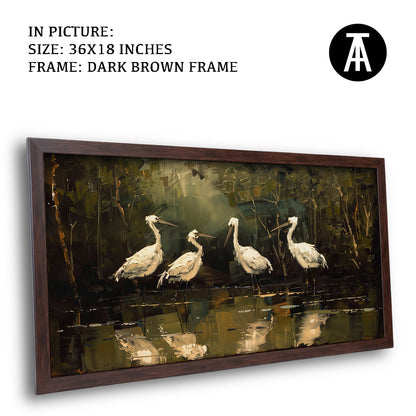 Artwork in Metal Champagne Gold Frame