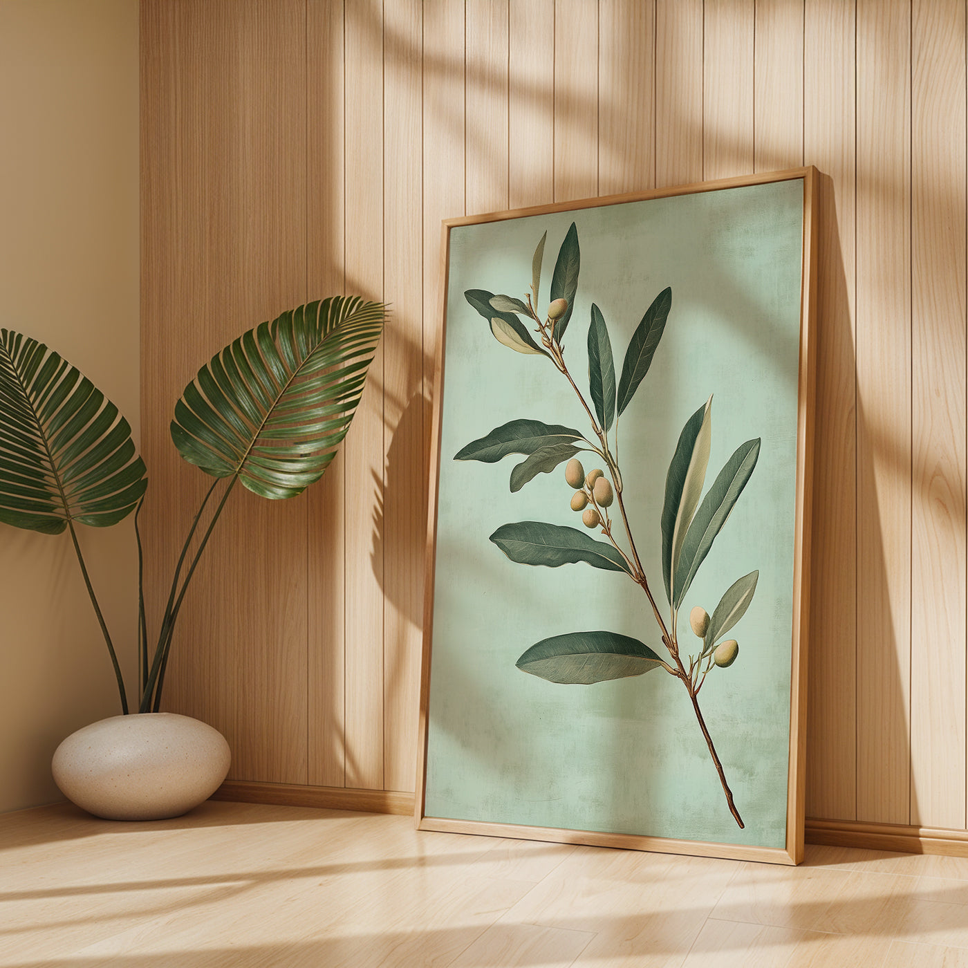 Floral Painting in a Lifestyle Setting