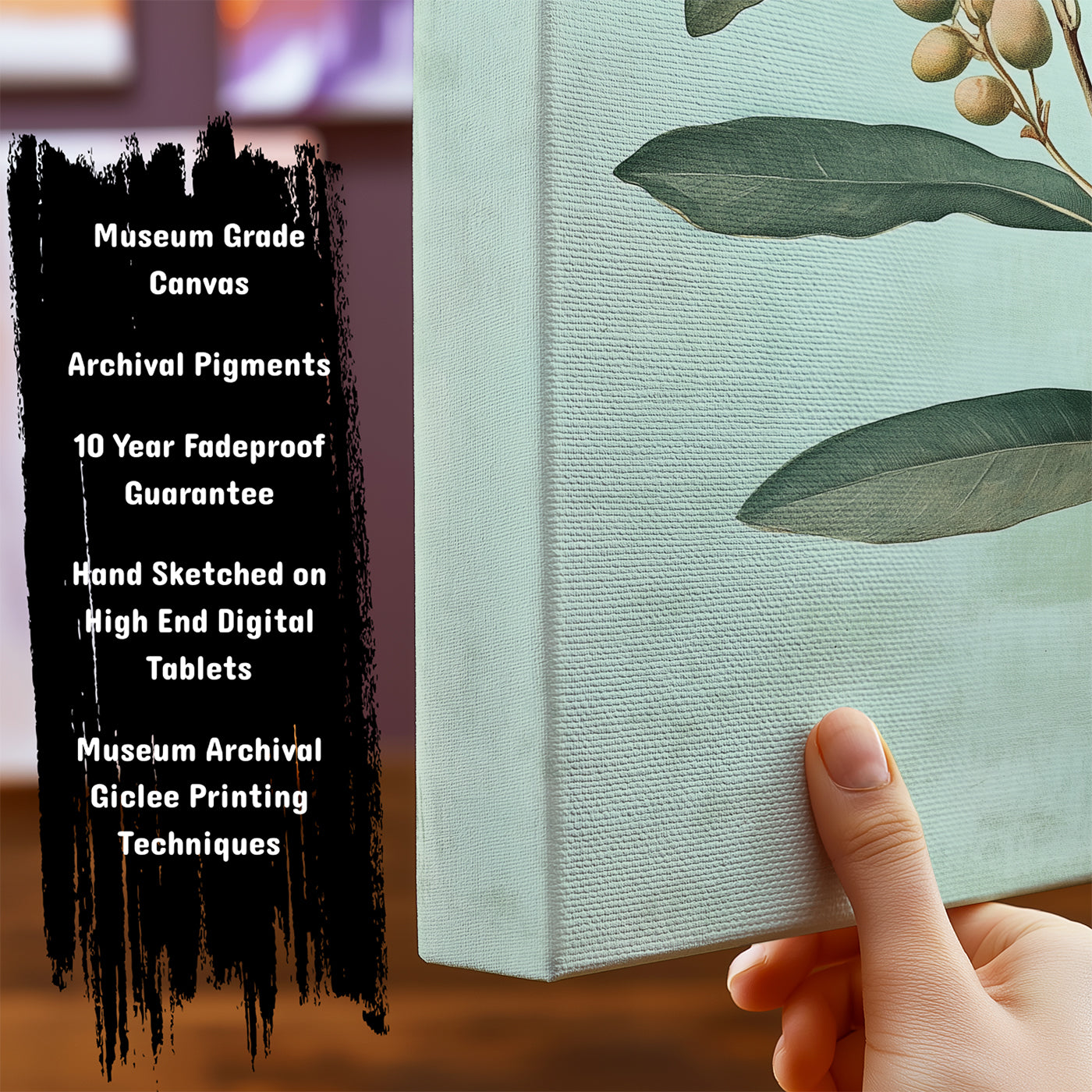 Information about Floral Botanical Canvas Art Print