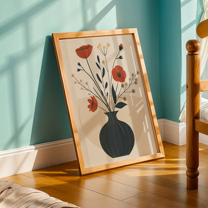 Praha Bohemian Artwork in a Lifestyle Setting