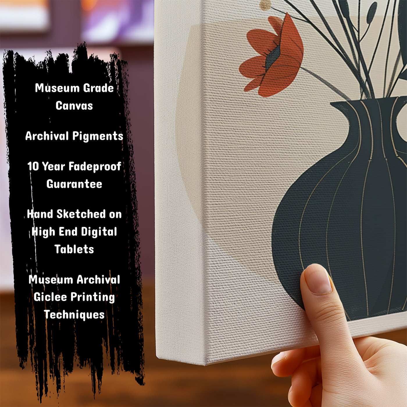 Information about Boho Art Canvas Art Print