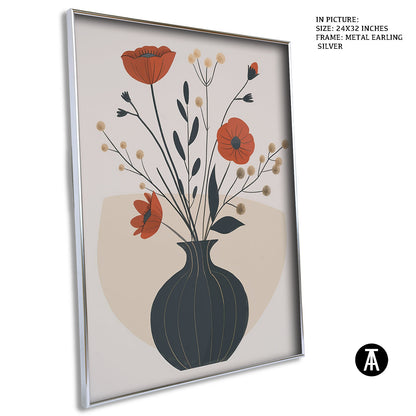 Artwork in Metal Earling Silver Frame