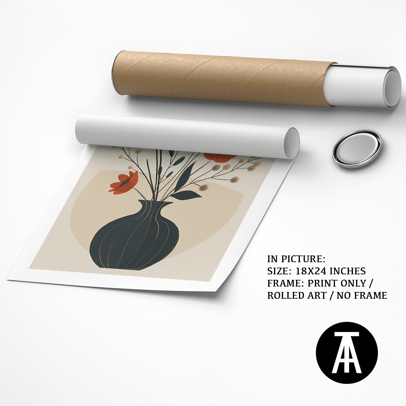Artwork as Print Only or Rolled Art