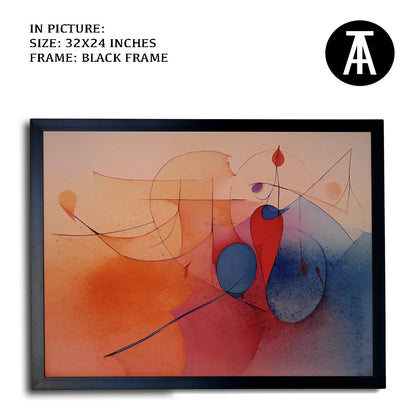 Artwork in Metal Earling Silver Frame