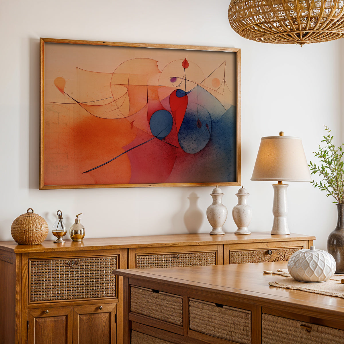 Limited Edition Painting in a Lifestyle Setting