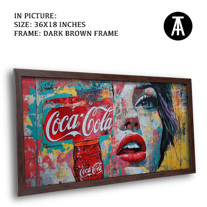 Artwork in Metal Champagne Gold Frame