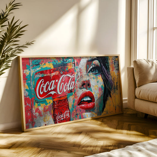 Modern Art Painting in a Lifestyle Setting
