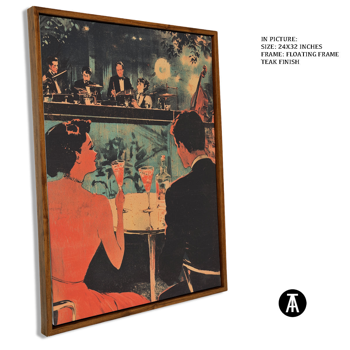 Artwork in Floating Frame