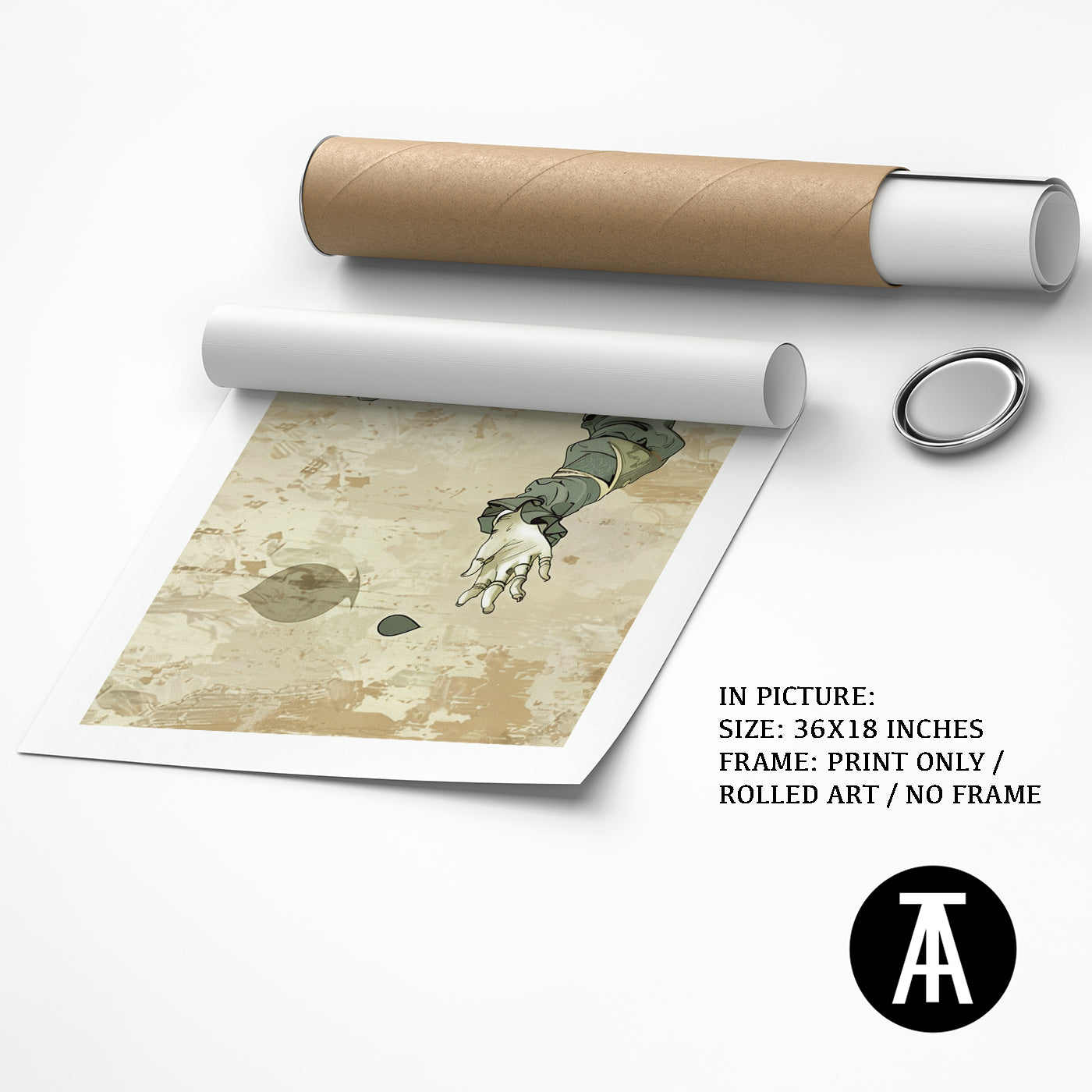 Artwork as Print Only or Rolled Art