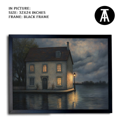 Artwork in Metal Earling Silver Frame