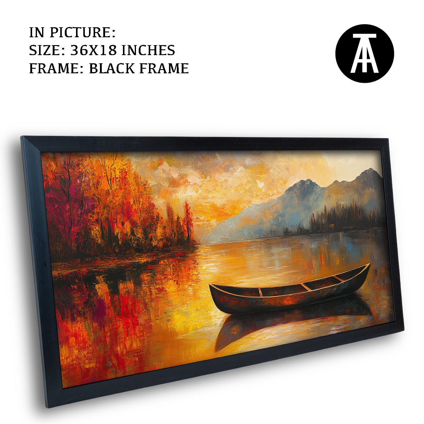 Artwork in Metal Earling Silver Frame