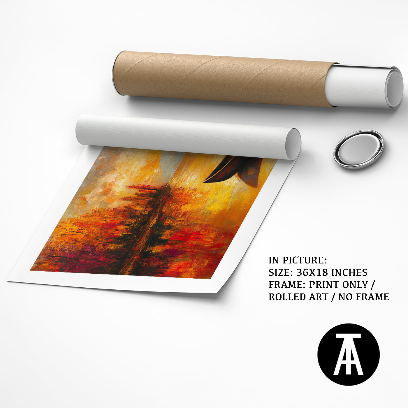 Artwork as Print Only or Rolled Art