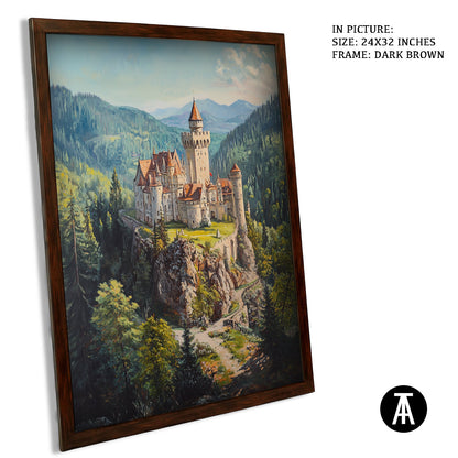 Artwork in Metal Champagne Gold Frame