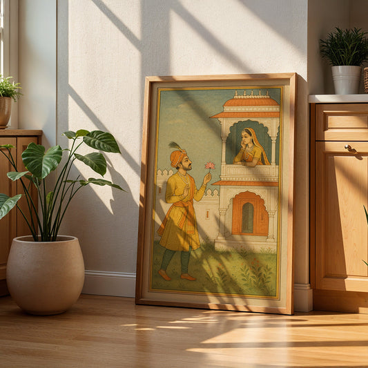 Heritage Indian Painting in a Lifestyle Setting