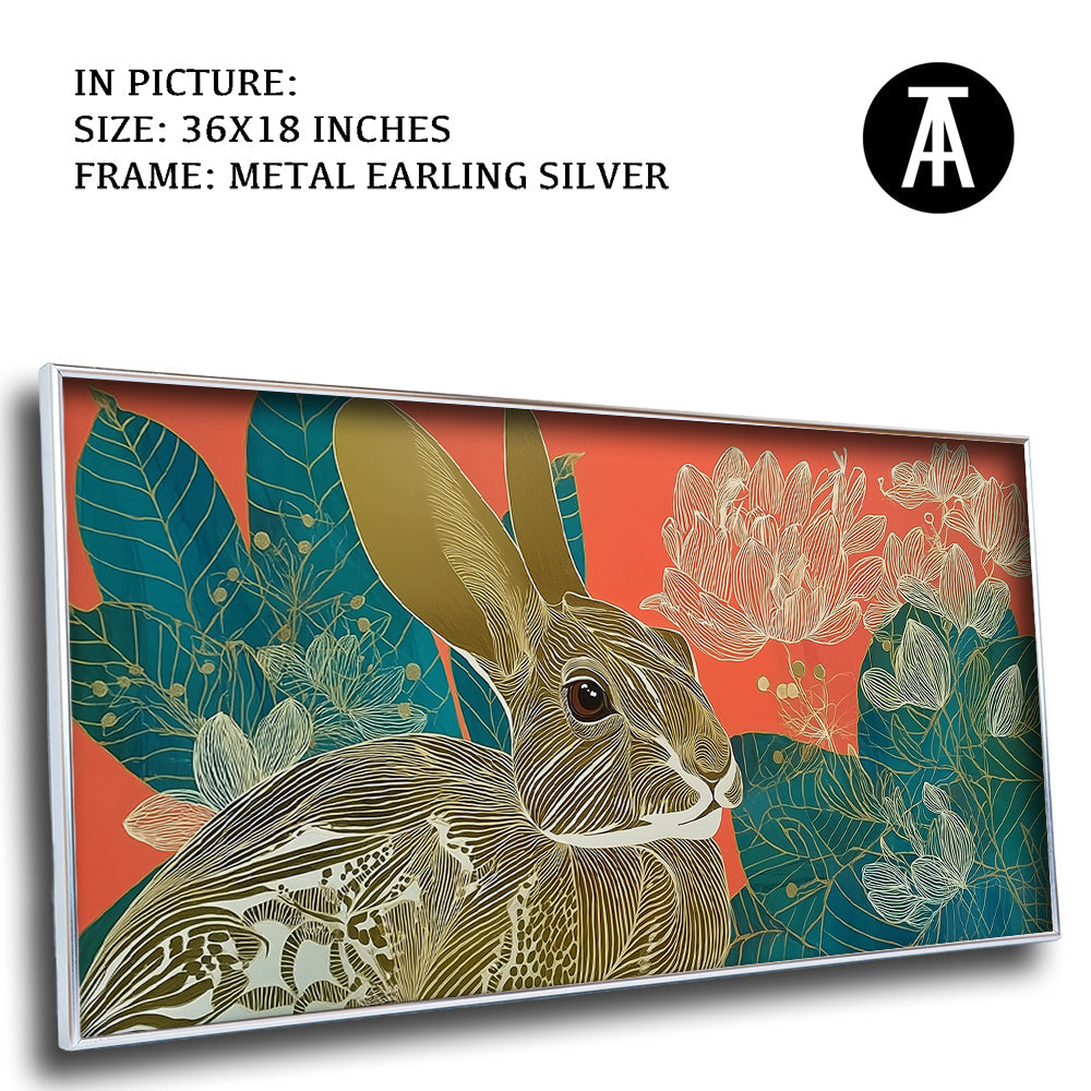 Artwork in Metal Earling Silver Frame