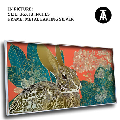 Artwork in Metal Earling Silver Frame