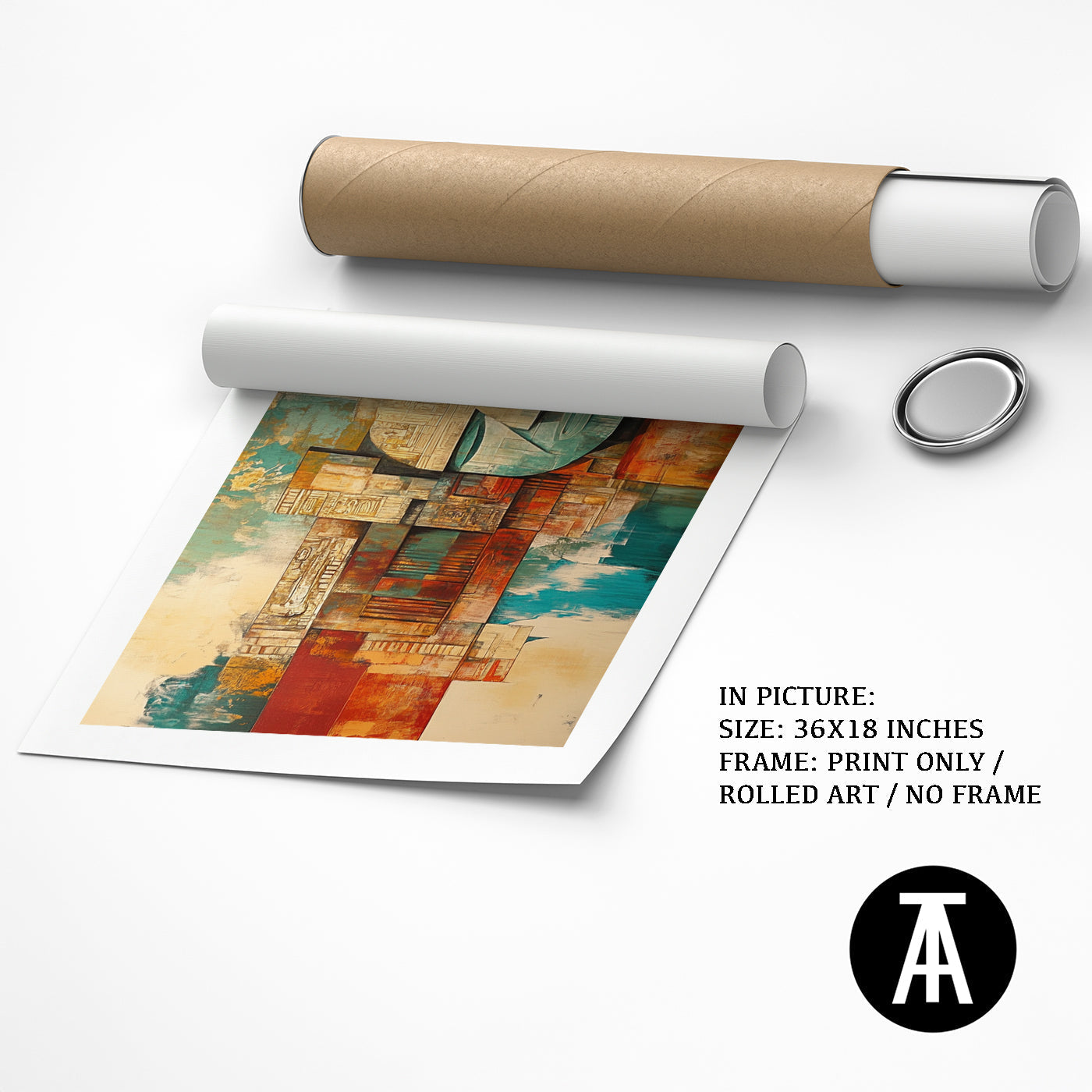 Artwork as Print Only or Rolled Art