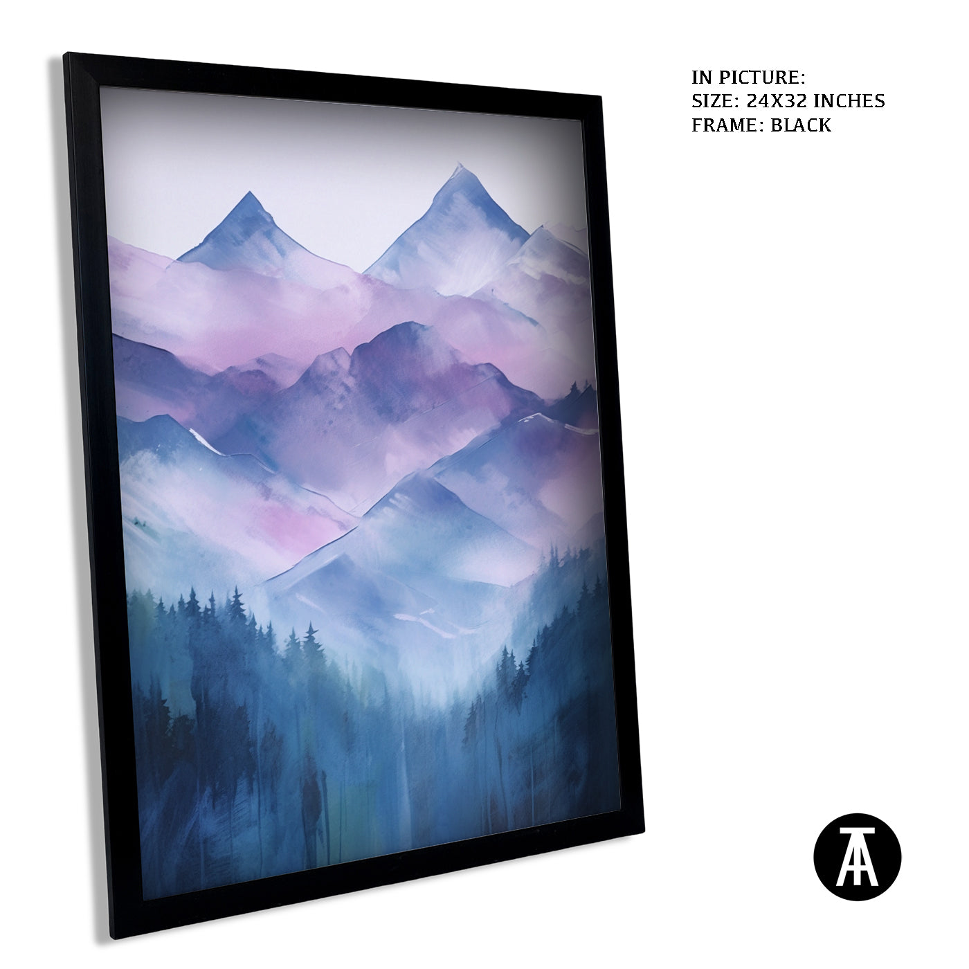 Artwork in Metal Earling Silver Frame