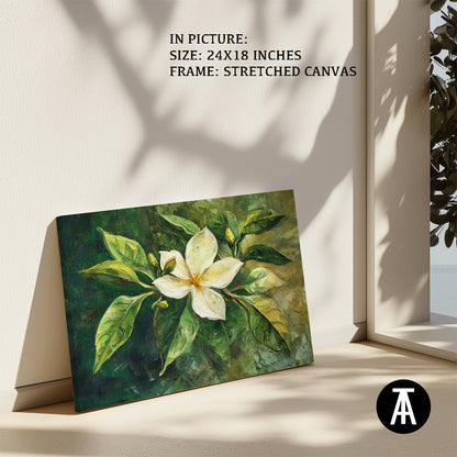 Artwork in Natural Wood Frame