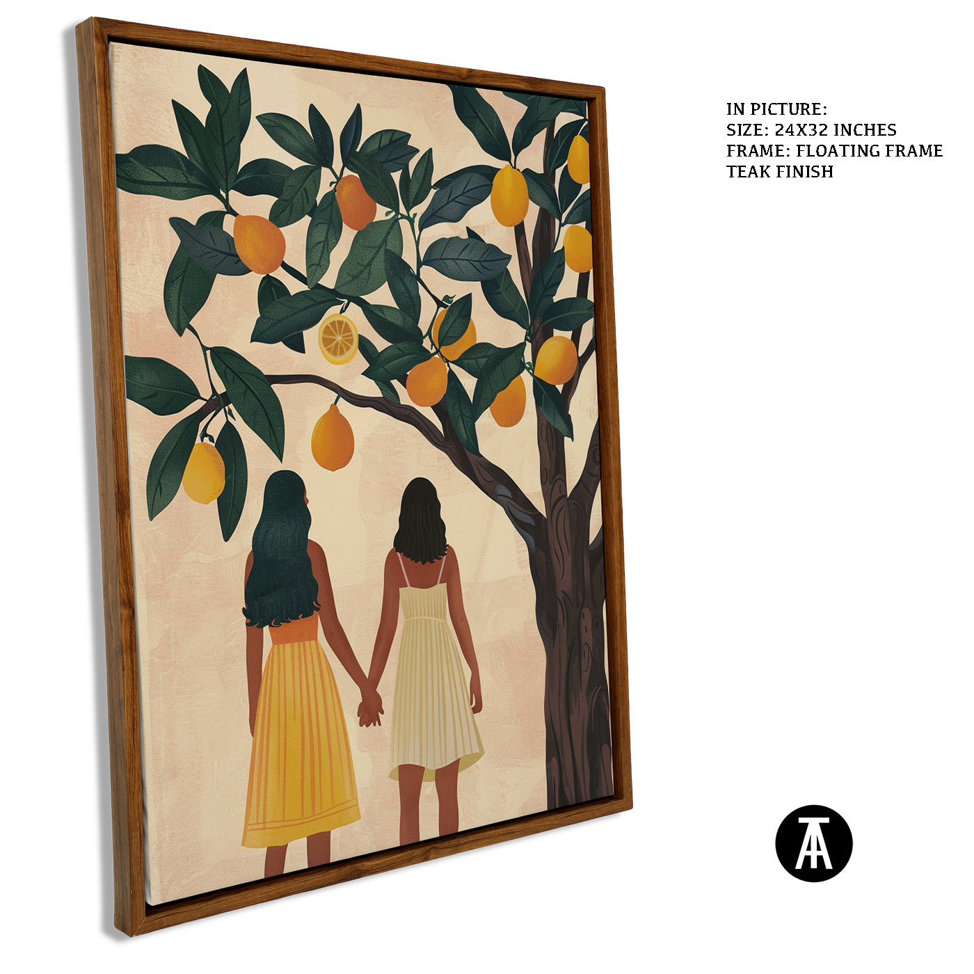 Artwork in Floating Frame