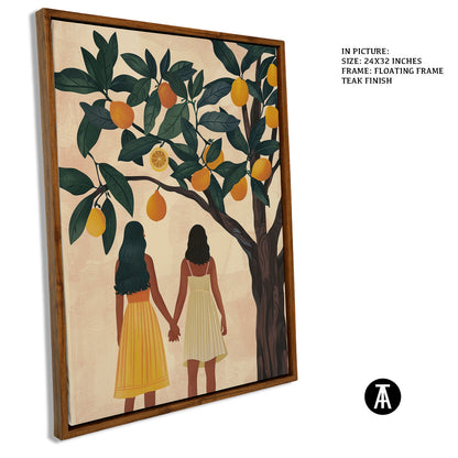 Artwork in Floating Frame