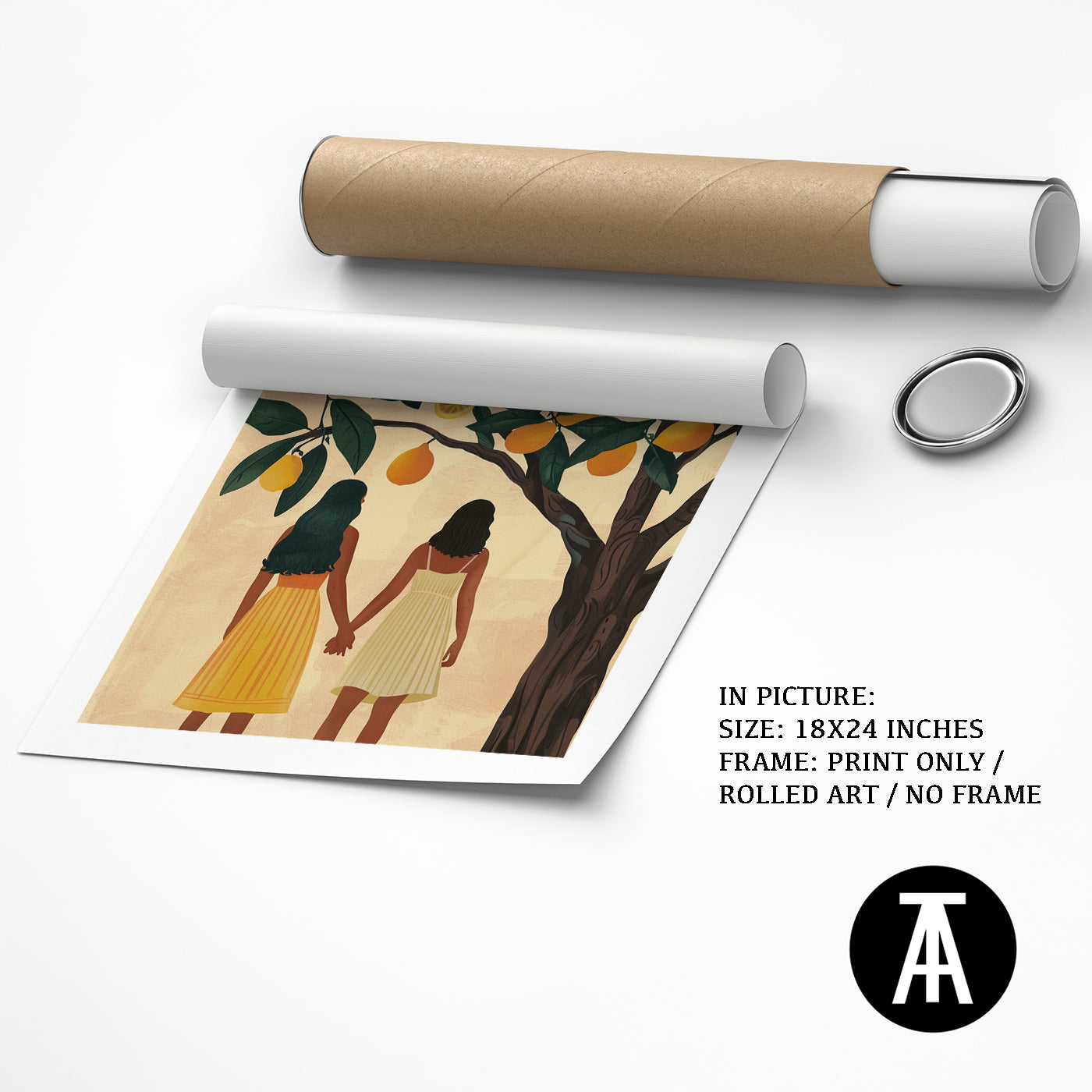 Artwork as Print Only or Rolled Art