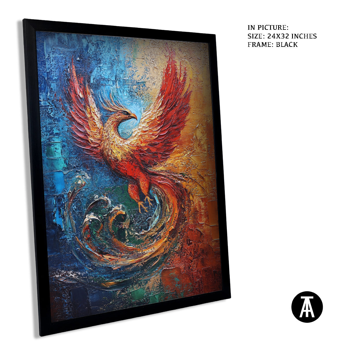Artwork in Metal Earling Silver Frame