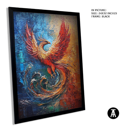 Artwork in Metal Earling Silver Frame