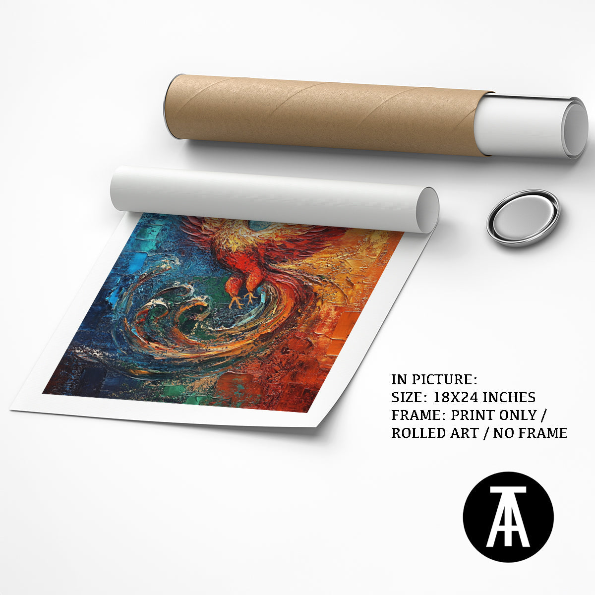 Artwork as Print Only or Rolled Art