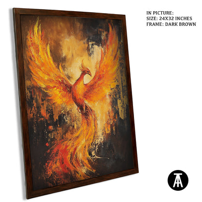 Artwork in Metal Champagne Gold Frame