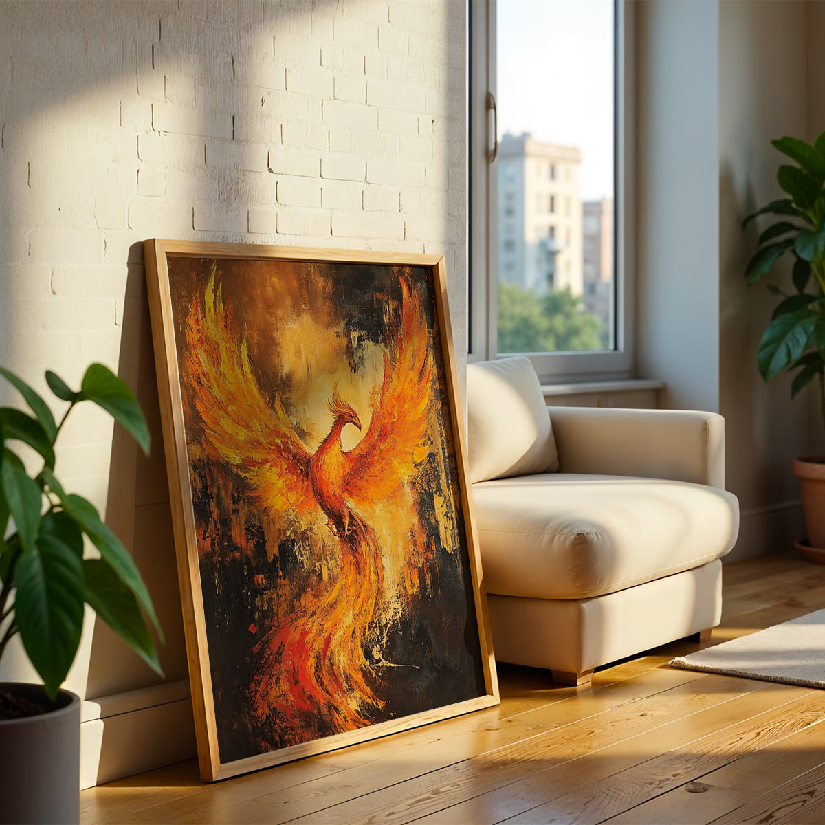 Indian Artwork in a Lifestyle Setting