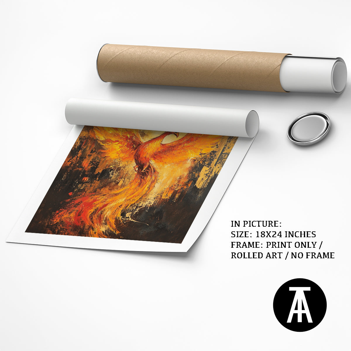 Artwork as Print Only or Rolled Art