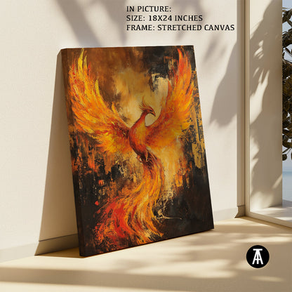 Artwork in Natural Wood Frame