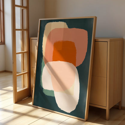 Abstract Painting for Home The Pink Twist by NYC Abstract
