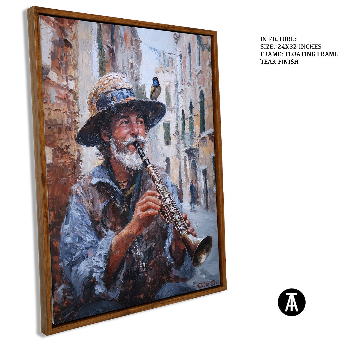 Artwork in Floating Frame