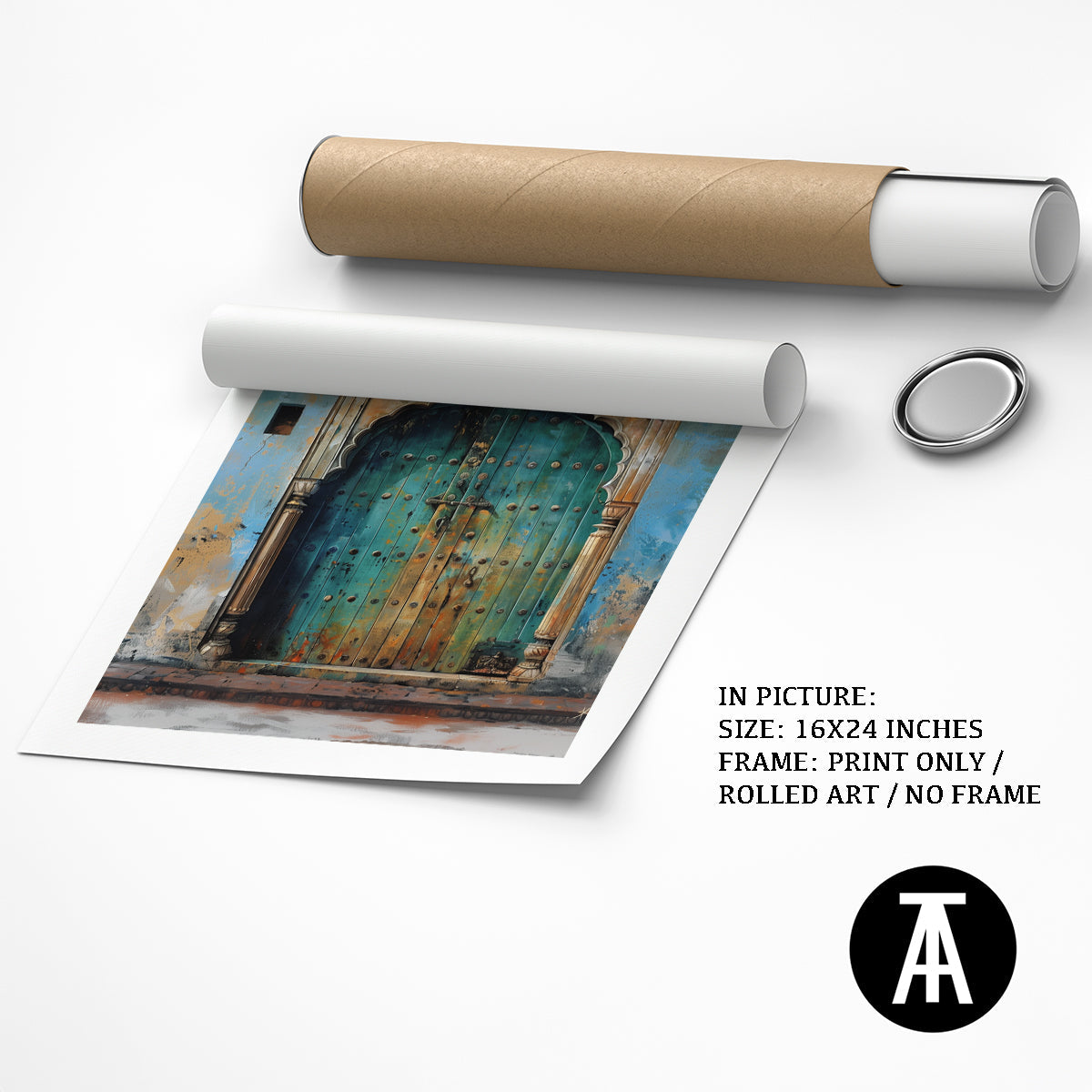 Artwork as Print Only / Rolled Art