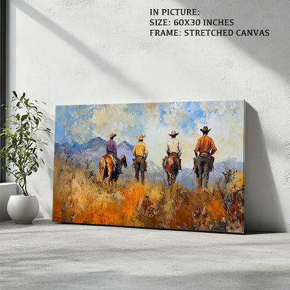 Artwork in Natural Wood Frame
