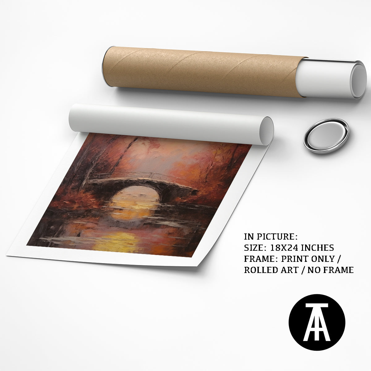 Artwork as Print Only or Rolled Art