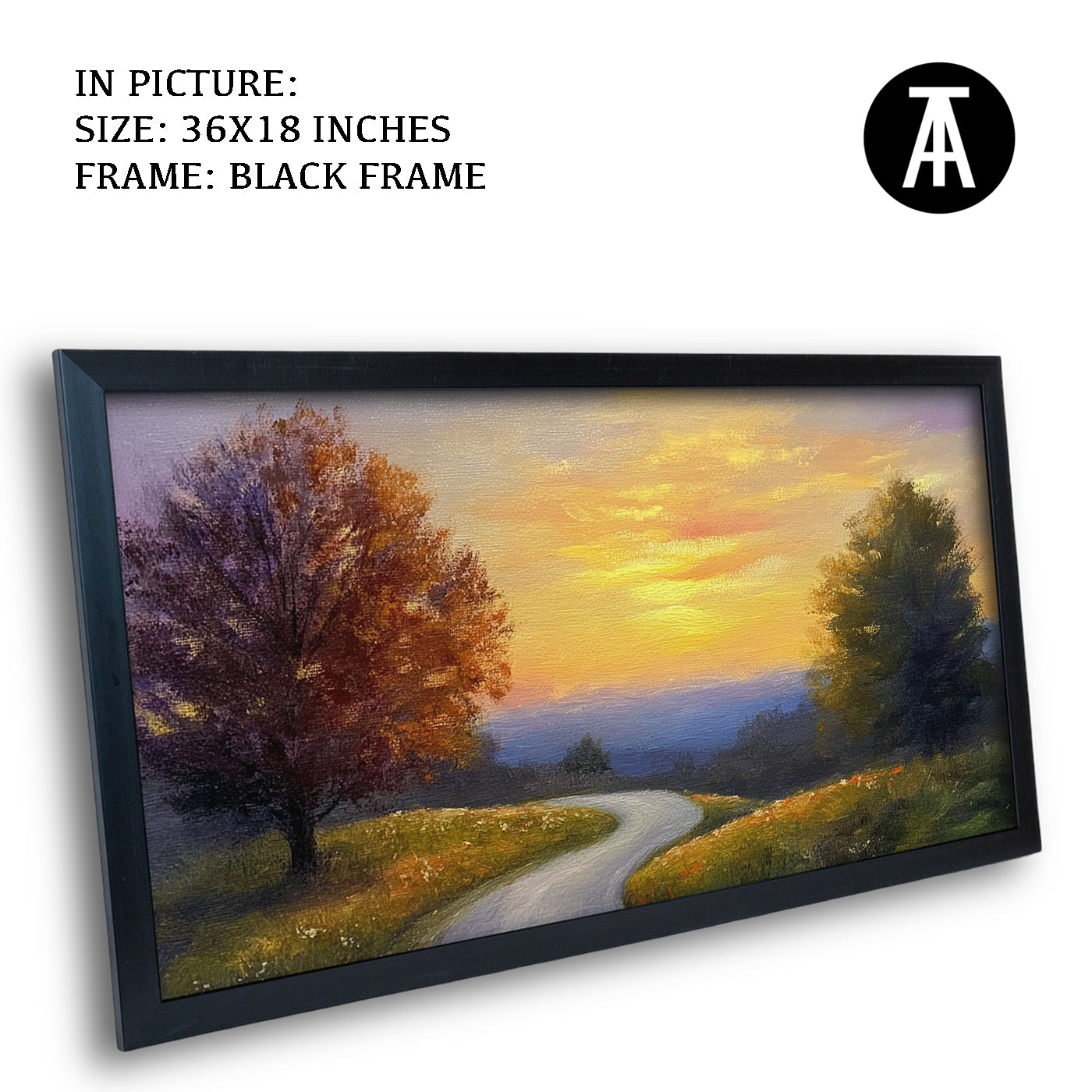 Artwork in Metal Earling Silver Frame