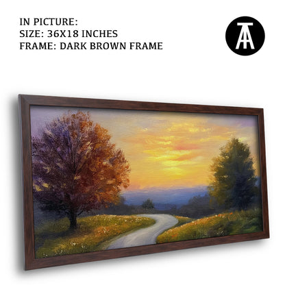 Artwork in Metal Champagne Gold Frame